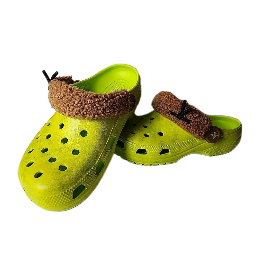 Crocs Classic Clog SHREK DreamWorks Men's US 5 Women's US 7 Lime Green NWOT